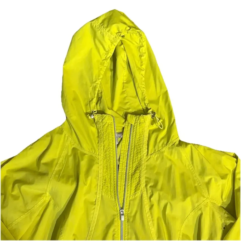 Athleta Lightweight Windbreaker Hooded Jacket Full Zip Performance Athletic - Picture 2 of 6